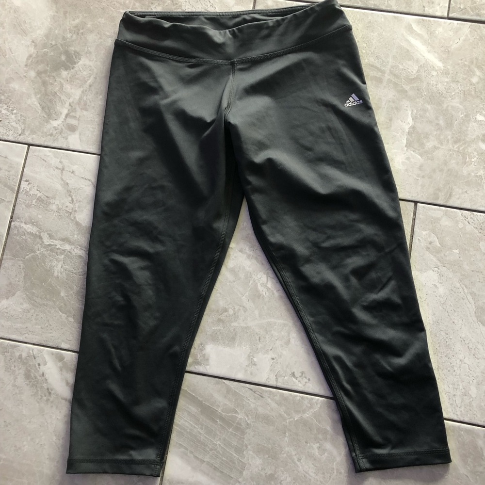 ADIDAS PERFORMANCE ATHLETIC CAPRIS LEGGINGS - Picture 2 of 11